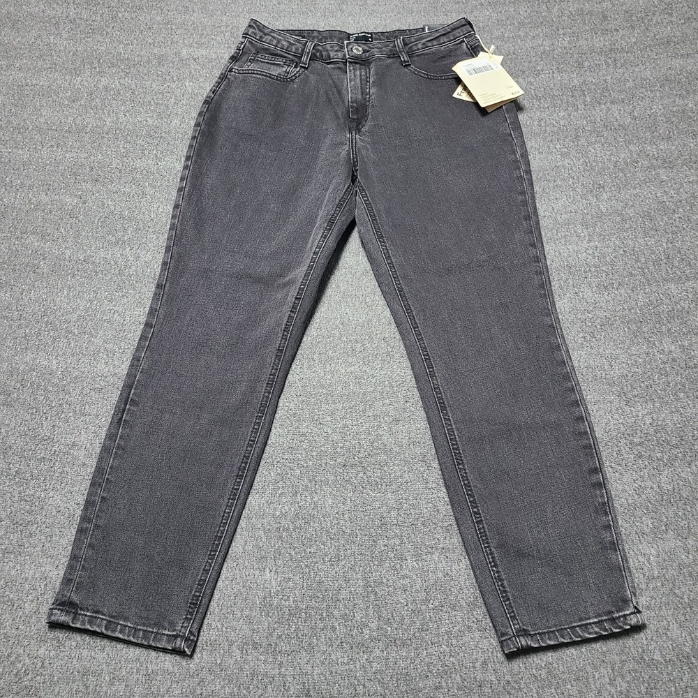 Frank And Oak Stevie Tapered Fit Charcoal Gray‎ Denim Jeans Size 29